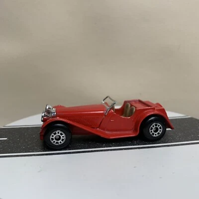 Matchbox 1982 SS 100 Jaguar Roadster Convertible Open Top 2-Door 1/50 Red NM     - Image 1 of 4