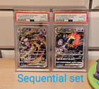 PSA10 Mewtwo 221/172Charizard VSTAR 212/172  Pokemon Card 2022 Sequential Number