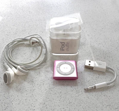 Apple iPod Shuffle 2GB 4th Gen Generation Pink A1373 MC585BT/A Grade A+ Item - Image 1 of 4