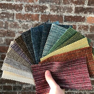 Heavy Textured Plain Weave Fabric For Upholstery Curtains Quality Fabric Per M - Picture 1 of 67