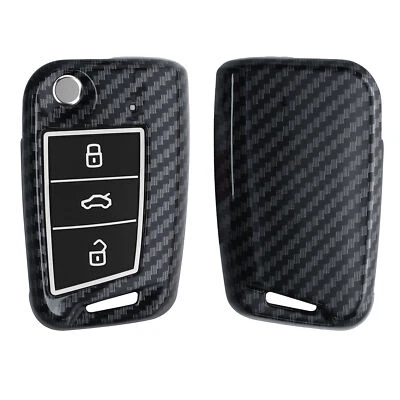 KWMOBILE Funda para llave de coche compatible con VW Golf 7 MK7 llave de coche de 3