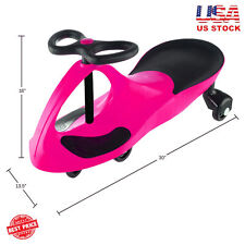Ride on Toy Wiggle Car For Boys & Girls Play 2 Year Old And Up Hot Pink Durable