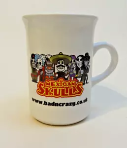 Mexican Skulls Coffe Mug Day of the Dead - Picture 1 of 4