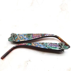 ED Hardy Bügel Arm Brille EHS029 Damen Schildpatt Floral Kunststoff 55-16-125 - Bild 1 von 4