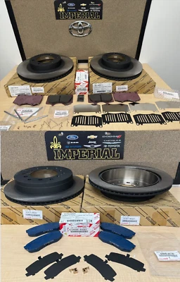 2003 - 2009 丰田 4RUNNER 原始设备制造商前后制动马达垫套件垫片和针 17 — 第 1/4 张图片