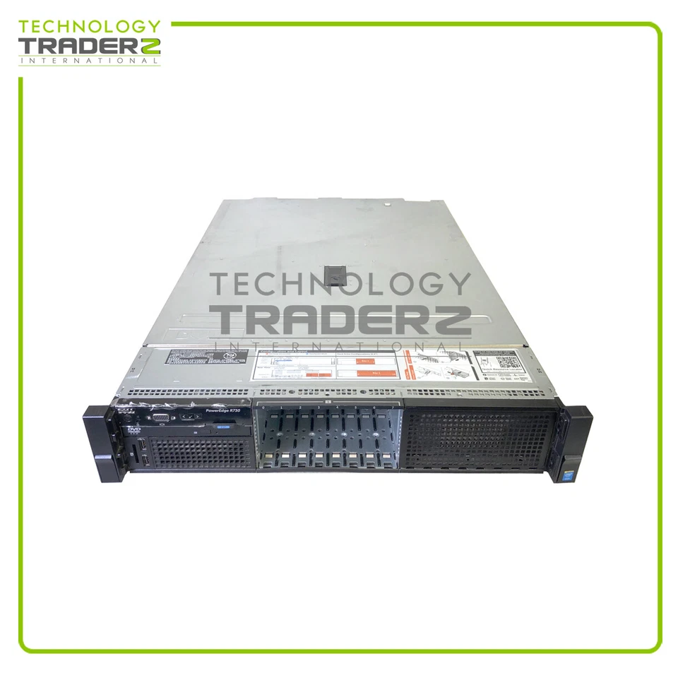 0CMMN Dell PowerEdge R730 Xeon E5-2630 v3 8-Core 8GB 8x SFF Server W/ 2x PWS - Image 1 of 3