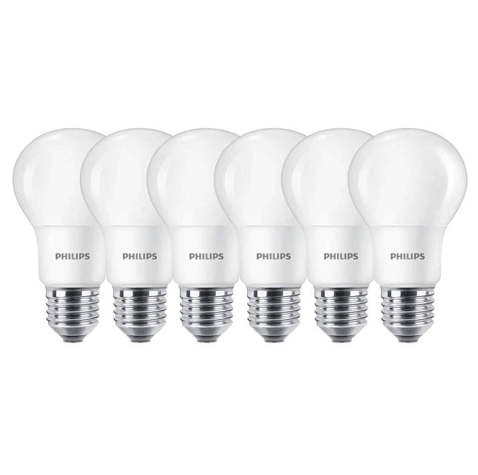 ES E27 LED Light Bulbs 6 Pack Warm White Frosted Edison Screw 11W - 75W - Image 1 of 1