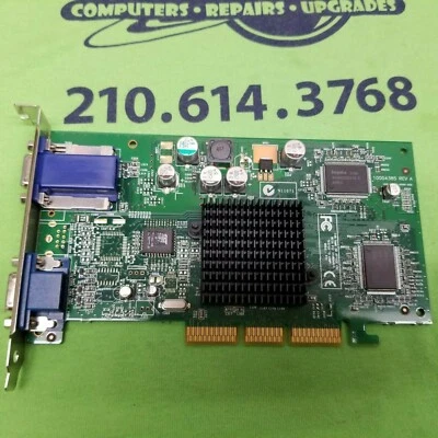 NVIDIA 32MB AGP Video Card 32mb Quadro 2 MXR 10004385 REV A - Image 1 of 3