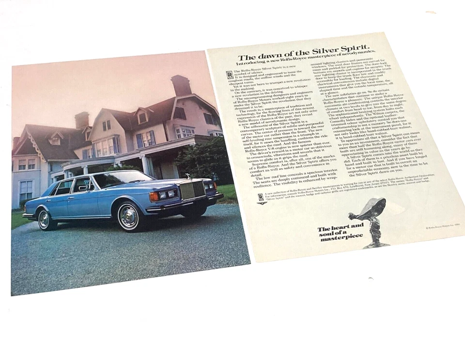 1981 年劳斯莱斯银灵印刷杂志广告 — 第 1/1 张图片