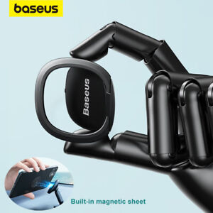 Baseus Magnetic Phone Holder Ultra Thin Mount Finger Ring Stand For Cell Phone