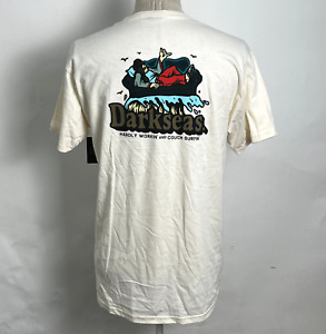 Dark Seas Men's T-Shirt Couch Surfin Natural Size L NWT Wave