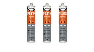 3x Bond it PU18 Polyurethan Kleber & Dichtmittel grau 310ml - Bild 1 von 1