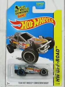 Hot Wheels 2014 - Team Hot Wheels Corkscrew Buggy - 111/250 - 1:64 Silver - Picture 1 of 5