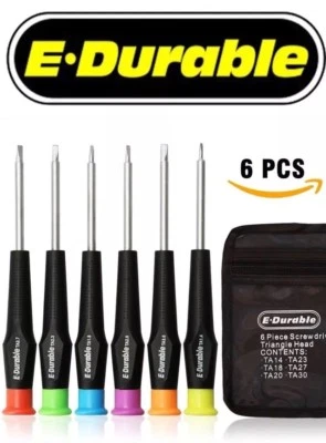 Tools Triangle head Screwdriver Set, 6 Piece TA14 TA18 TA20  TA23  TA27 TA30 USA - Image 1 of 4