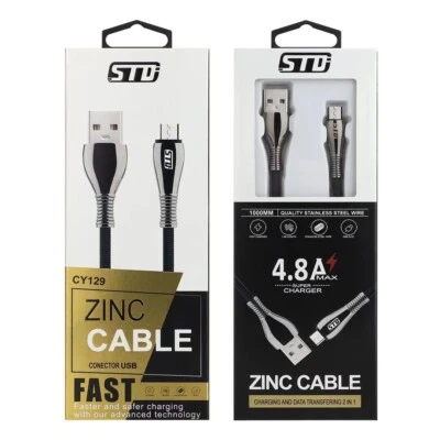 USB Type-C, iOS 8Pin, Micro Type-B Data Charging Cable for Huawei iPhone Samsung - Image 1 of 4