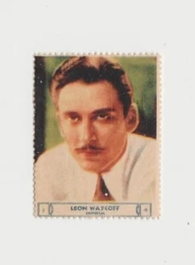 Sello estrella de pantalla nacional Leon Waycoff alias Leon Ames 1932 - parte posterior limpia - E5 - Imagen 1 de 2