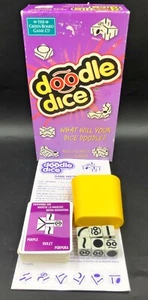 Doodle Dice Game Complete With Instructions Green Board Game (English & Spanish) - Picture 1 of 3