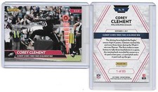 2017 PANINI INSTANT #79 COREY CLEMENT RC/83 SCORES 3 TIMES IN BLOWOUT WIN