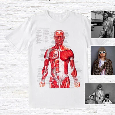 Camiseta Muscular System (usada por Kurt Cobain / Nirvana / años 90) Foto 1 de 3