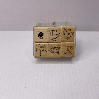 Estampillas de goma frases de café Expreso Yourself S410 cerca de mi corazón PUNTOS nuevas Foto 1 de 2