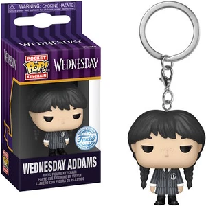 Wednesday Addams Edición Especial Llavero Funko Pocket POP! Llavero - Imagen 1 de 2