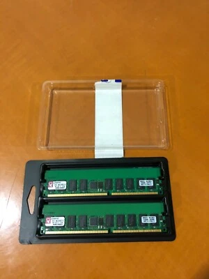 Kingston KTC-ML370G3/1G 2 Modules of 512MB PC2100 P/N 3732596 Memory RAM - Image 1 of 3