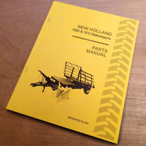 New Holland 1003 Stackliner Bale Wagon Operator's Owners Book Guide Manual NH