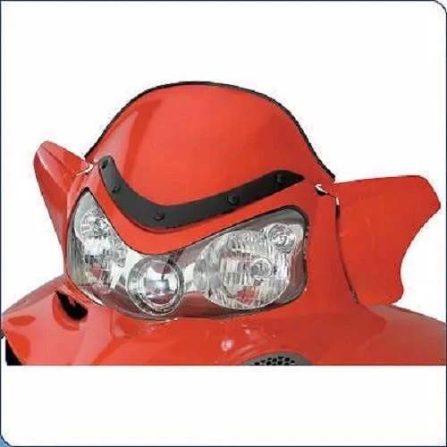 Polaris Snowmobile IQ Chassis 13" Mid Indy Red Windshield - 2875108 - Image 1 of 1