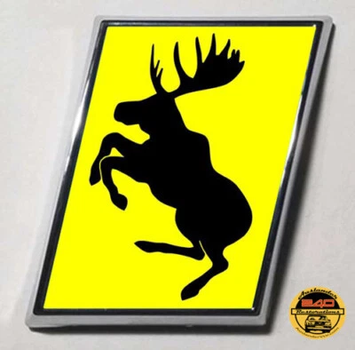 "GENUINO Alce Rampante Tradicional VOLVO 1"" Cromo Duro Insignia Emblema de Corte" Foto 1 de 4