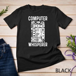 Divertida Computadora Geek Tech Nerd Regalo Hombres Mujeres Genial Soporte Camiseta Unisex - Imagen 1 de 15