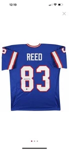 NFL Buffalo Bills Andre Reed signiertes Trikot mit Aufschrift "HOF 14" (Beckett Hologramm) - Bild 1 von 3