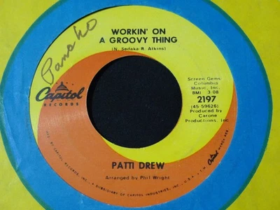 PATTI DREW-WORKIN ON A GROOVY THING-CAPITOL - Image 1 of 2