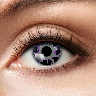 CRÉATION DE HANNINGER GMBH & CO. KG Zoelibat Eyecatcher 3 Monats-Kontaktlinsen Light Sparkles Party Linsen Funlinsen