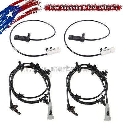 Sensor de velocidad de rueda delantero trasero ABS de 4 piezas para Jeep Commander Grand Cherokee 2006-10 Foto 1 de 4