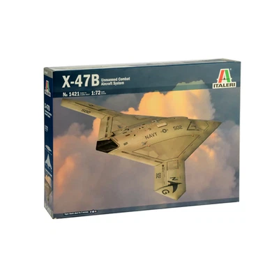 X-47B Unmanned Combat Aircraft System KIT 1:72 Italeri Kit Aerei Modellino Nuovo - Immagine 1 di 4