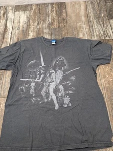Vintage Star Wars Womens Size Large Woman Youth Teen. Gray - Picture 1 of 9