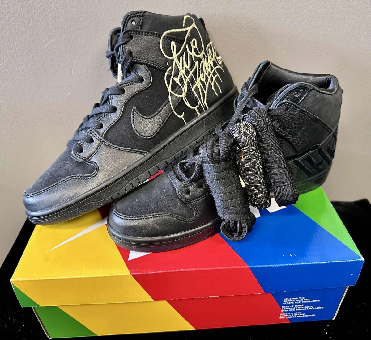 靴 NIKE SB DUNK HIGH BlackBar US9.5 Black Bar x Nike SB Dunk High | Drops | Hypebeast