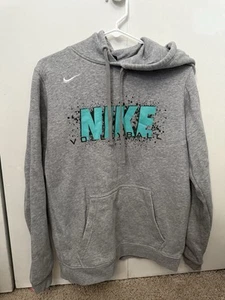 Nike Volleyball hellblau & grau Hoodie Größe S - Bild 1 von 3