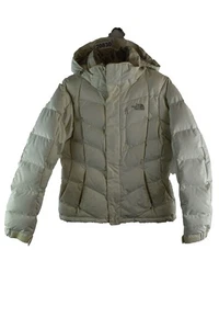 THE NORTH FACE 600 beige wattierte Jacke Gr. S Damen Puffer Kapuze Winter Freizeit - Bild 1 von 13