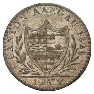 CANTONES SUIZOS (ARGOVIA) - 1826 Batzen - ¡Bonito! - Imagen 1 de 2