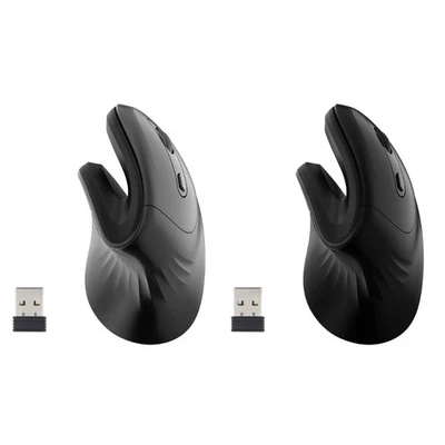 1000 1600 2400 DPI Wireless Mouse Vertical Mouse Ergonomic Optical Buttons Mouse - Image 1 of 4