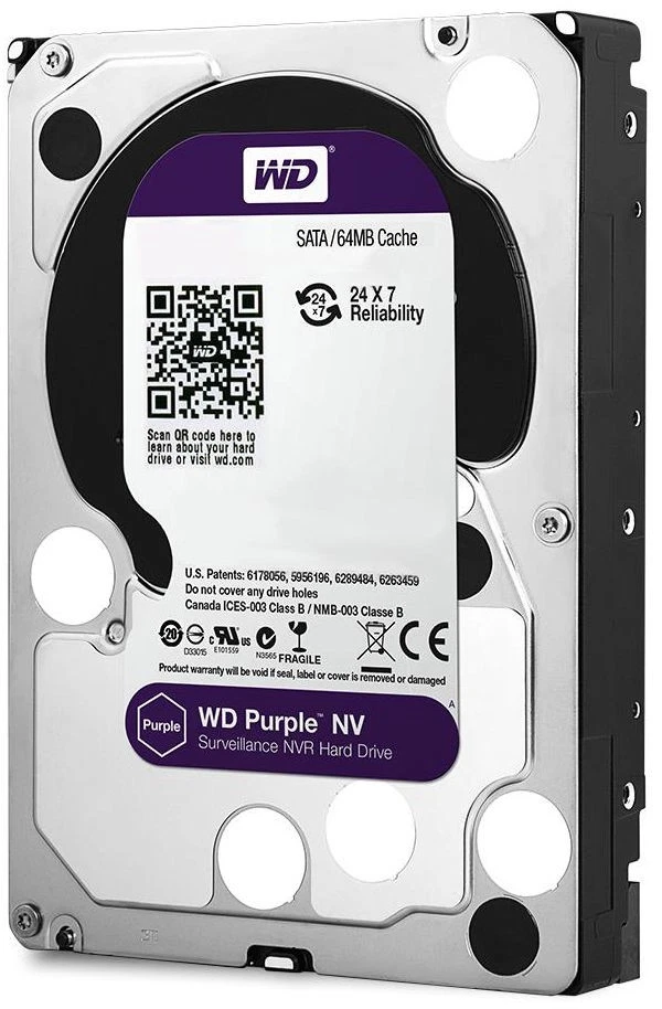 Western Digital WD80PURX WD Purple 8TB - Image 1 of 1