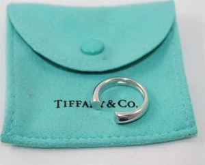 Tiffany & Co. Paloma Picasso Sterling Silver Tenderness Heart Ring Size 5 - Picture 1 of 6