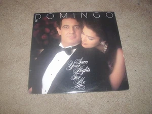 Placido Domingo Save Your Nights For Me CBS LP 1985 Maureen McGovern - Picture 1 of 2