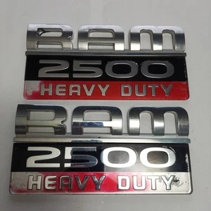 Dodge Ram 2500 Heavy Duty Emblem Badge Nameplate PAIR OEM - Multiple Years - Bild 1 von 2