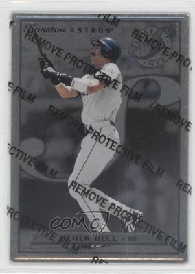 1996 Leaf Preferred Steel Promo Derek Bell #18 - Image 1 of 2