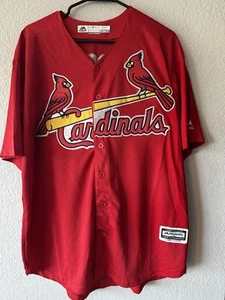 Paul Goldschmidt St Louis Cardinals Majestic Cool Base Red Jersey Size XL - Picture 1 of 4