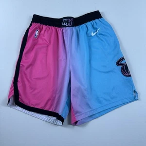Nike Miami Heat Basketball Swingman Shorts Men XL 42 Miami Vice Gym Training - Picture 1 of 9