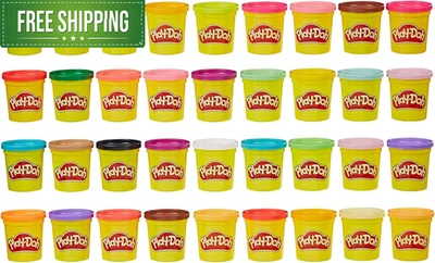 Compuesto de Modelado Play-Doh Paquete de 36 Estuche de Colores, Paquete de 36, Colores Surtidos  Foto 1 de 4