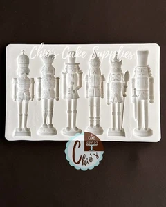 Nutcracker, Cake Size Silicone Mold, 6 different desings - Picture 1 of 6